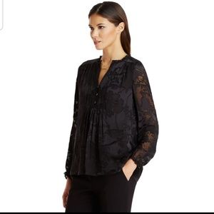 Diane Von Furstenberg Annalise Black Top 6